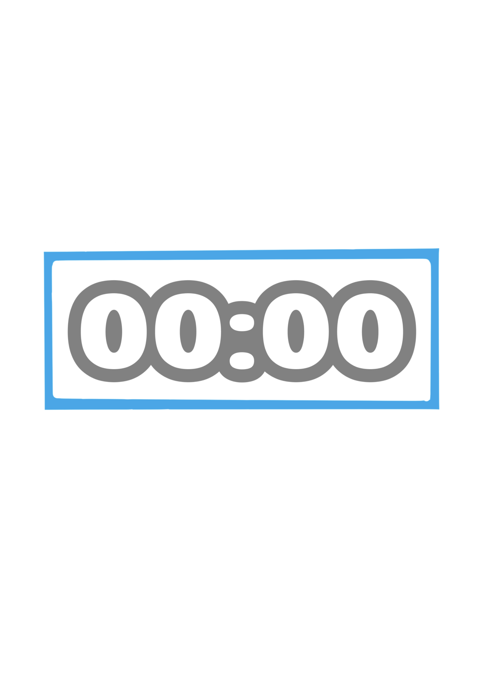 Round timer user interface