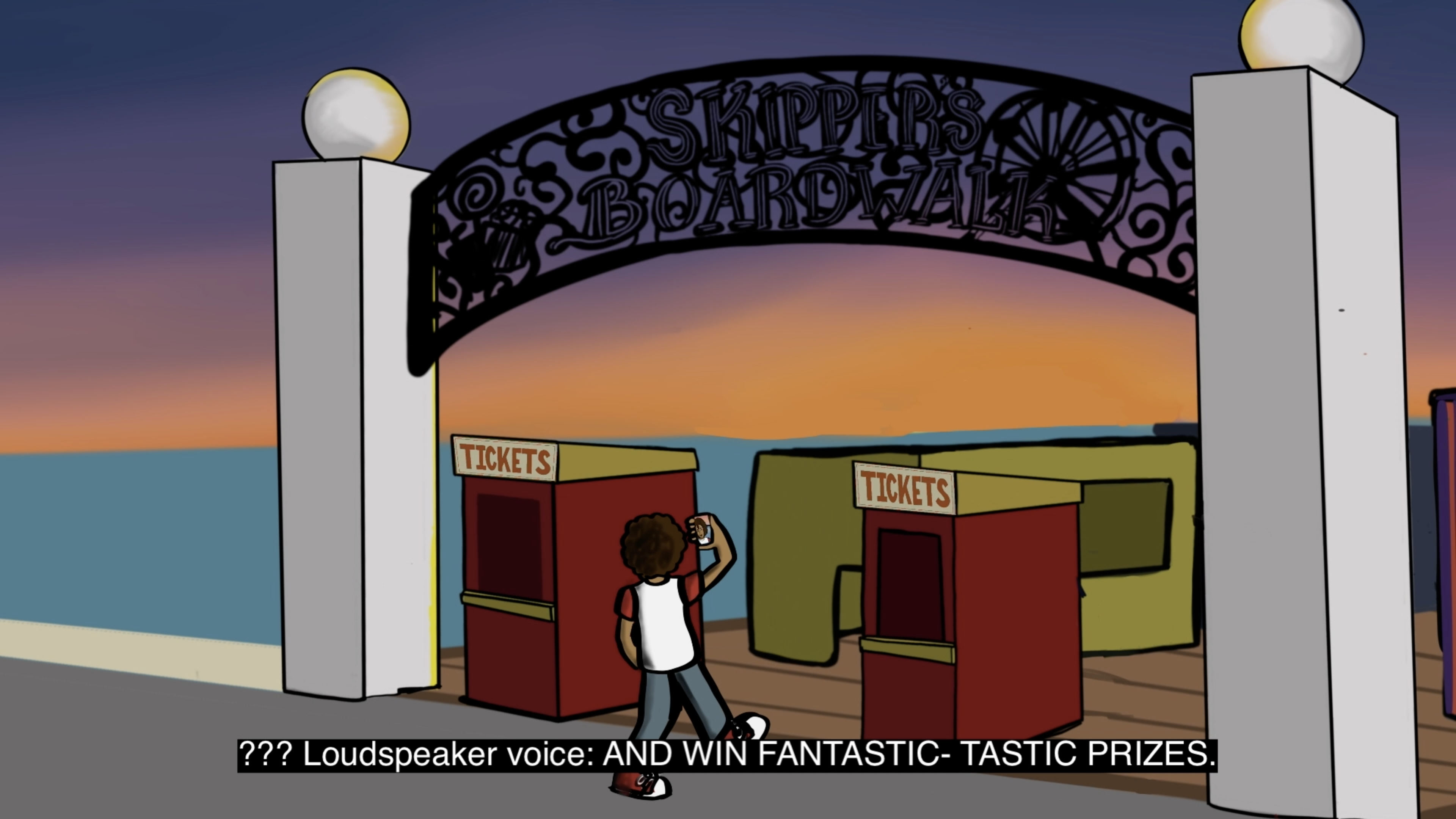 Intro slideshow that plays before the game begins